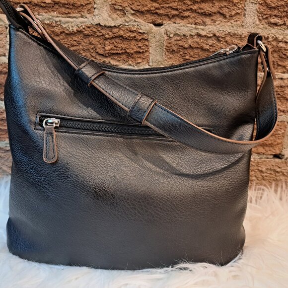 Roots black shoulder purse - Picture 4 of 8